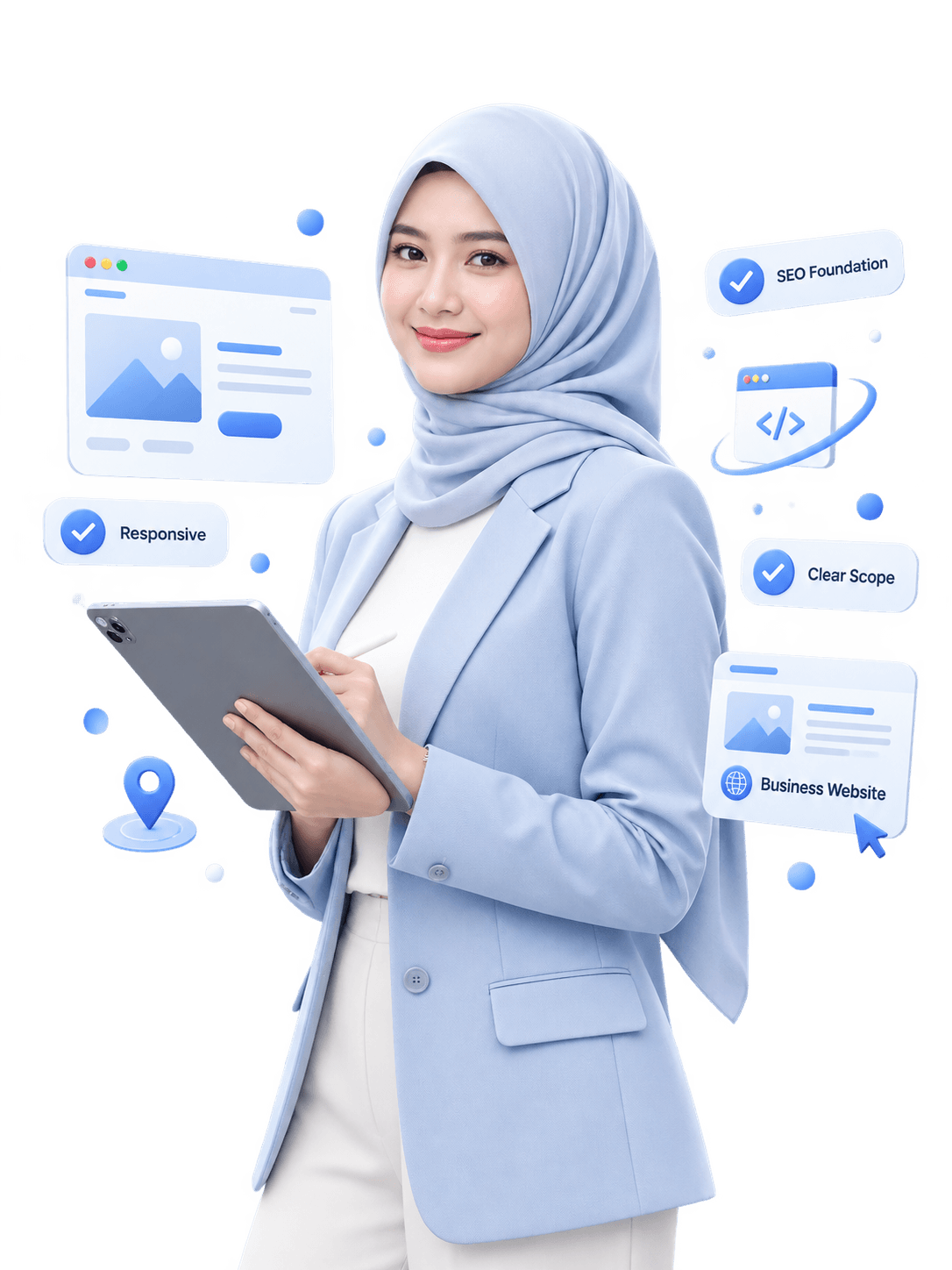Ilustrasi konsultasi jasa pembuatan website Bogor bersama RaniTech