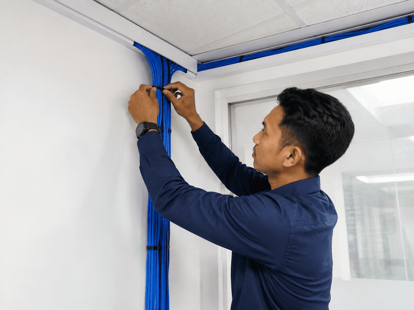 Structured Cable Route - dokumentasi jasa instalasi jaringan RaniTech